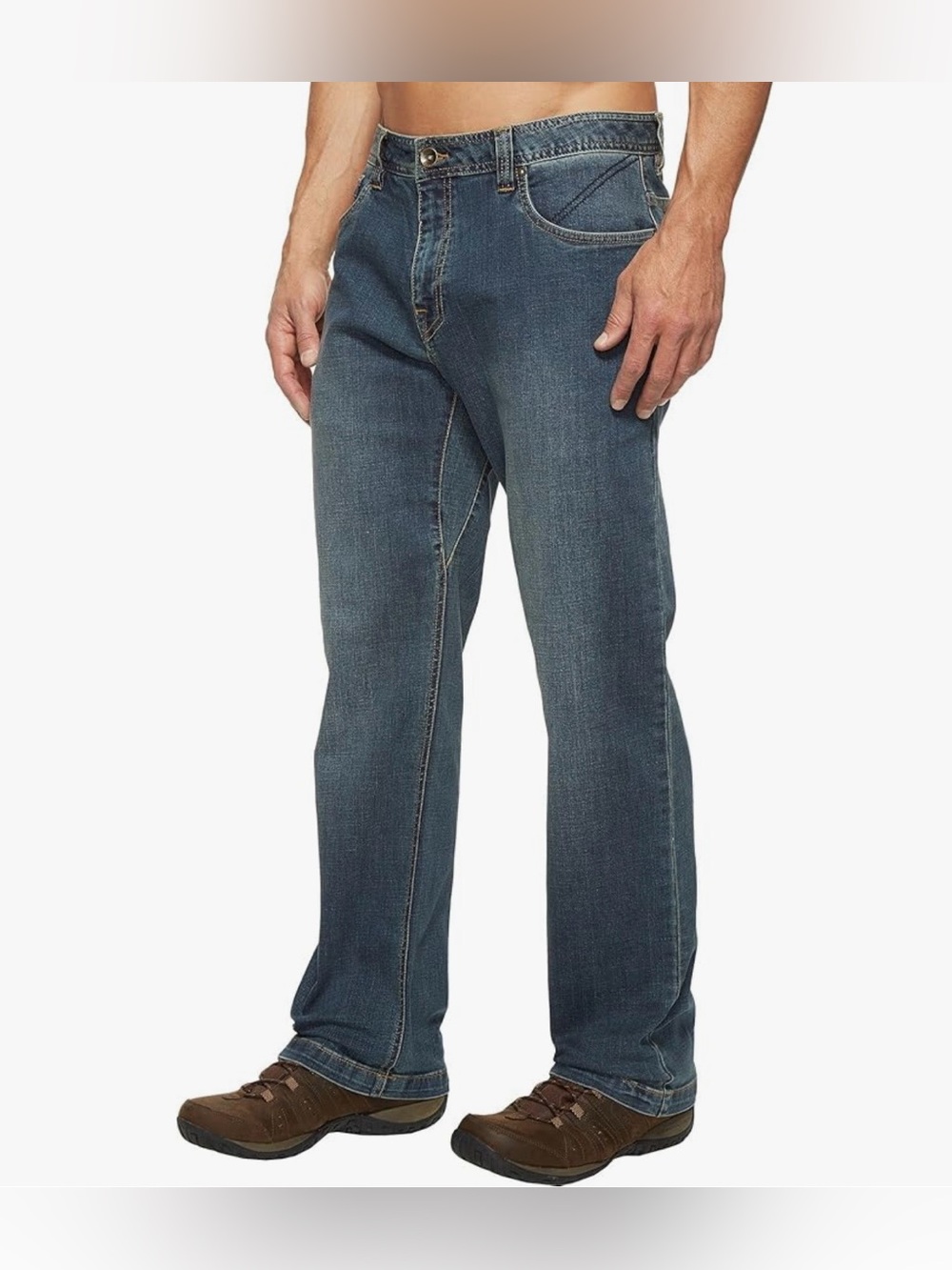 prAna Men’s Axiom Jean Antique Stone Wash Size 31/30 - Picture 4 of 12